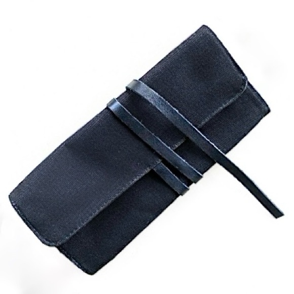 DY Discrete Jewelry Travel Organizer Envelope/Pouch/Wallet/Roll w/ Leather Strap - Picture 4 of 9